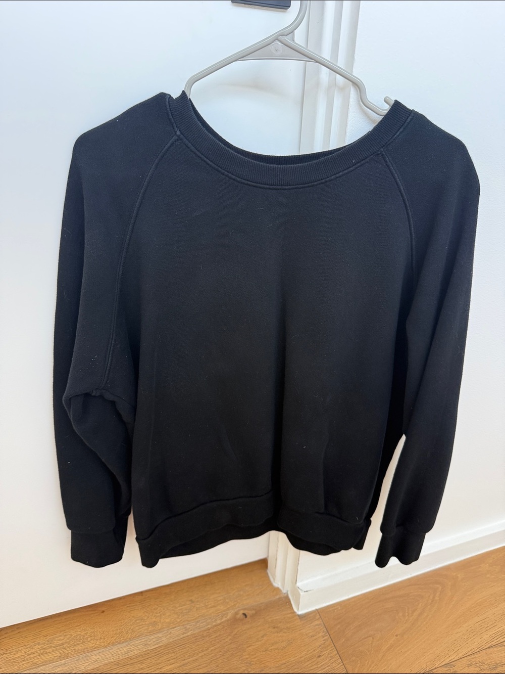 perfectwhitetee Black Crew Sweatshirt